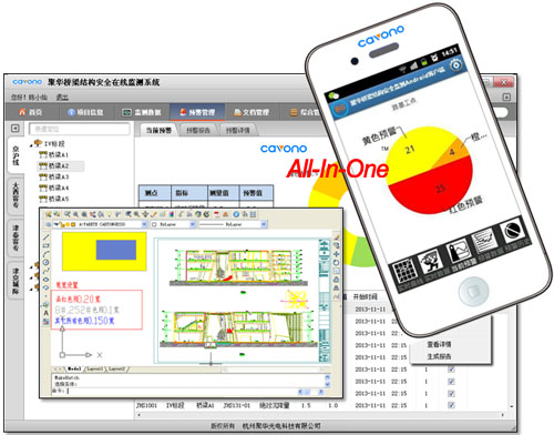 聚华桥梁监测系统图